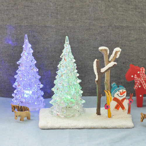 LED 크리스탈 트리와 겨울나무(2인)