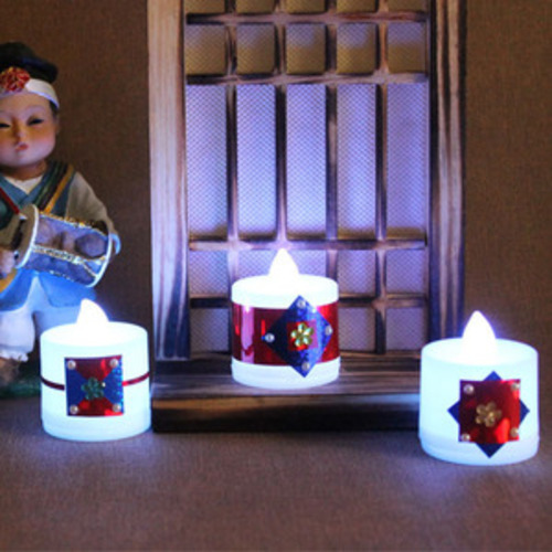 전통 LED 촛불(5인용)